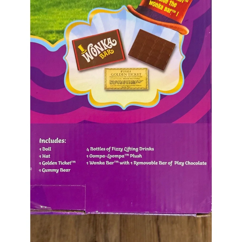 My Life As Willy Wonka 18'' Doll Brunette 11 Piece Set Collectible Golden Ticket
